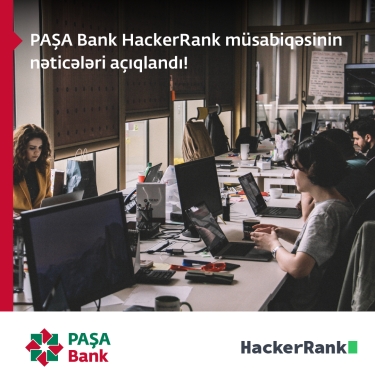 PAŞA Bank HackerRank müsabiqəsinin nəticələri açıqlandı